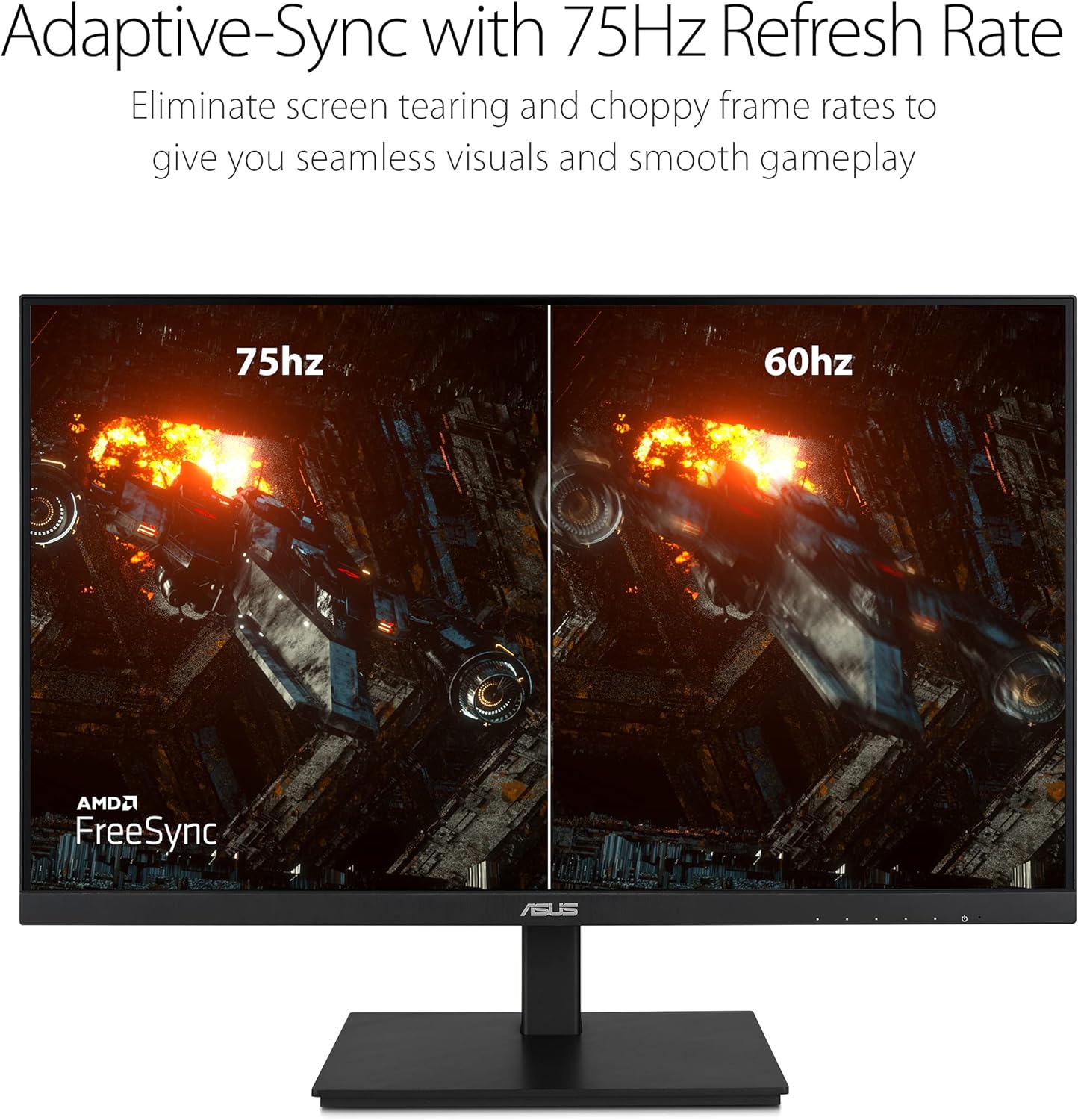 Asus VA24DQSB 23.8" Full HD LED LCD Monitor (Certified Refurbished)