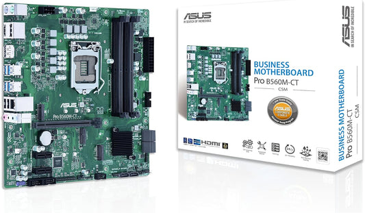 ASUS Pro-B560M-CT/CSM LGA1200 (Intel 10th&11th Gen) mATX Commerical Motherboard (Certified Refurbished)
