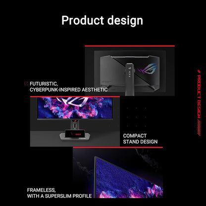 ASUS ROG Strix 27” 1440P Gaming Monitor (XG27ACDNG) - QHD (2560 x 1440), QD-OLED, 360Hz, 0.03ms, G-SYNC Compatible, FreeSync Premium Pro, DisplayHDR True Black 400 (Certified Refurbished)