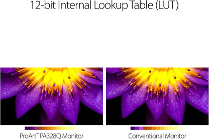 ASUS ProArt PA328Q Professional Monitor - 32" 4K UHD(3840 x 2160), IPS, Colour Accuracy △E< 2, Flicker free (Certified Refurbished)