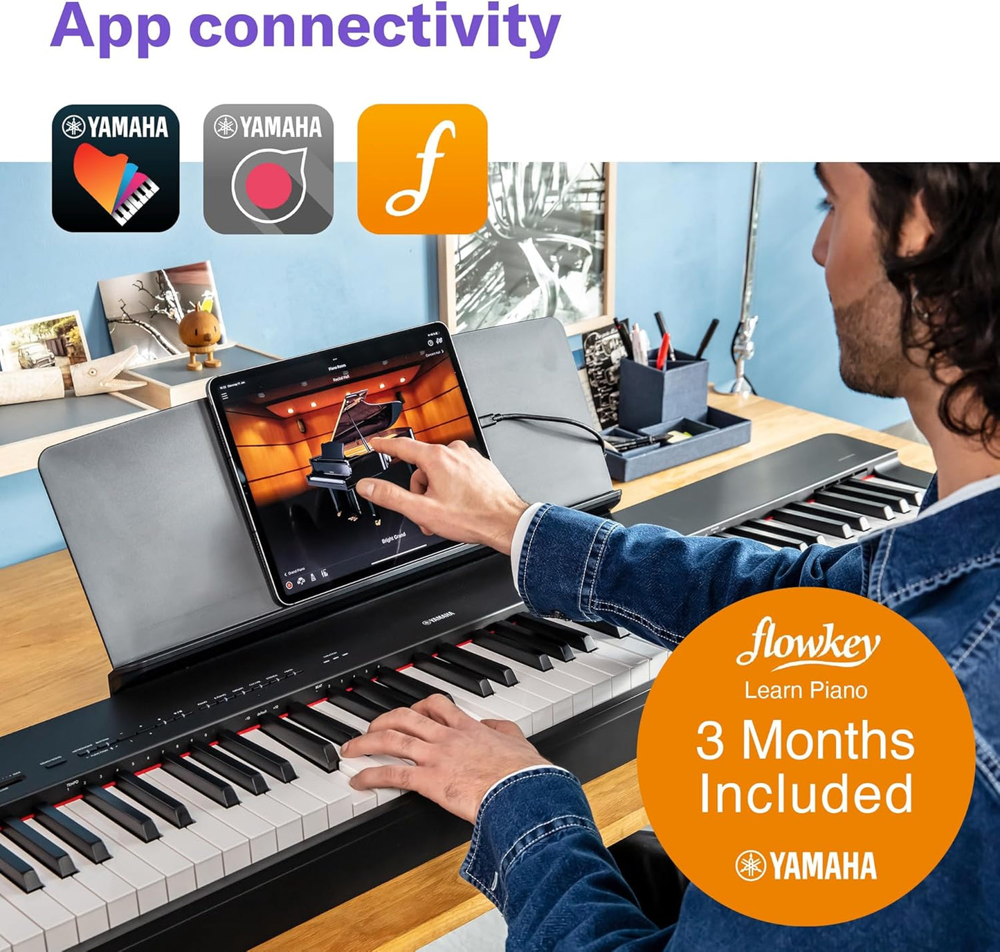 Yamaha P-225 88-Note Portable Digital Piano (Certified Refurbished)