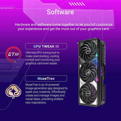 ASUS ROG Strix GeForce RTX 5070 Ti OC Edition 16GB GDDR7 Graphics Card (PCIe 5.0, 16GB GDDR7, HDMI/DP 2.1, 3.2-Slot, Axial-tech Fans, MaxContact Design with Vapor Chamber) (Certified Refurbished)