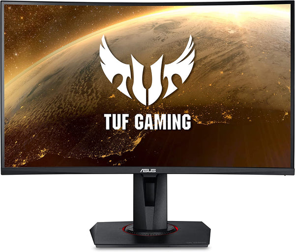 Asus TUF Gaming VG27WQ Curved Gaming Monitor – 27 inch QHD (2560x1440), 165Hz (above 144Hz), Extreme Low Motion Blur™, Adaptive-sync, Freesync™ Premium,1ms (MPRT), DisplayHDR™ 400 (Certified Refurbished)