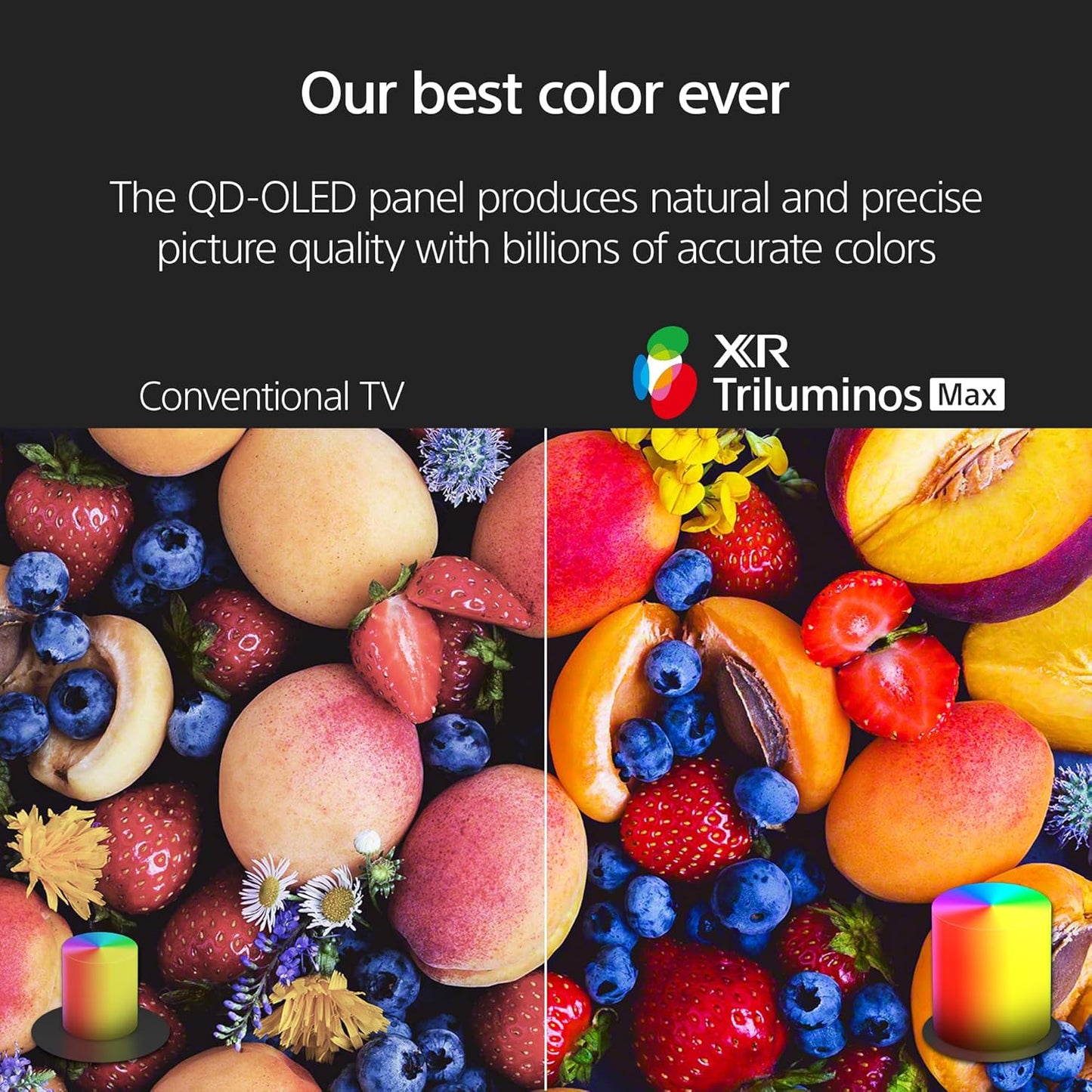 Sony BRAVIA XR 55” Class A95L QD-OLED 4K HDR Google TV (Refurbished)