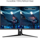 Asus ROG Strix XG32VC Gaming Monitor – 32 inch (31.5 inch viewable) QHD (2560x1440), 170Hz* (Above 144Hz), 1ms MPRT, Extreme Low Motion Blur Sync, 125% sRGB, FreeSync Premium Pro, DisplayHDR™ 400 (Certified Refurbished)
