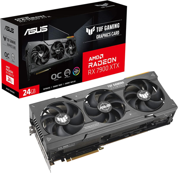 ASUS TUF Gaming Radeon RX 7900 XTX OC Edition 24GB GDDR6 Graphics Card PCIe 4.0, 24GB GDDR6 (Certified Refurbished)