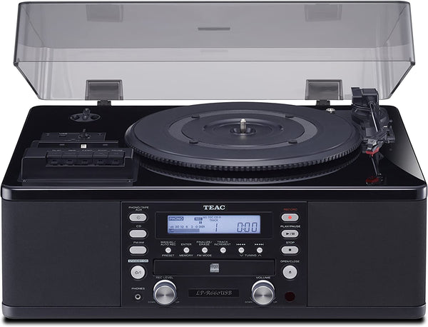 TEAC LP-R660USB Turntable w/ USB, CD Recorder, Cassette Deck & AM/FM Tuner (Certified Refurbished)