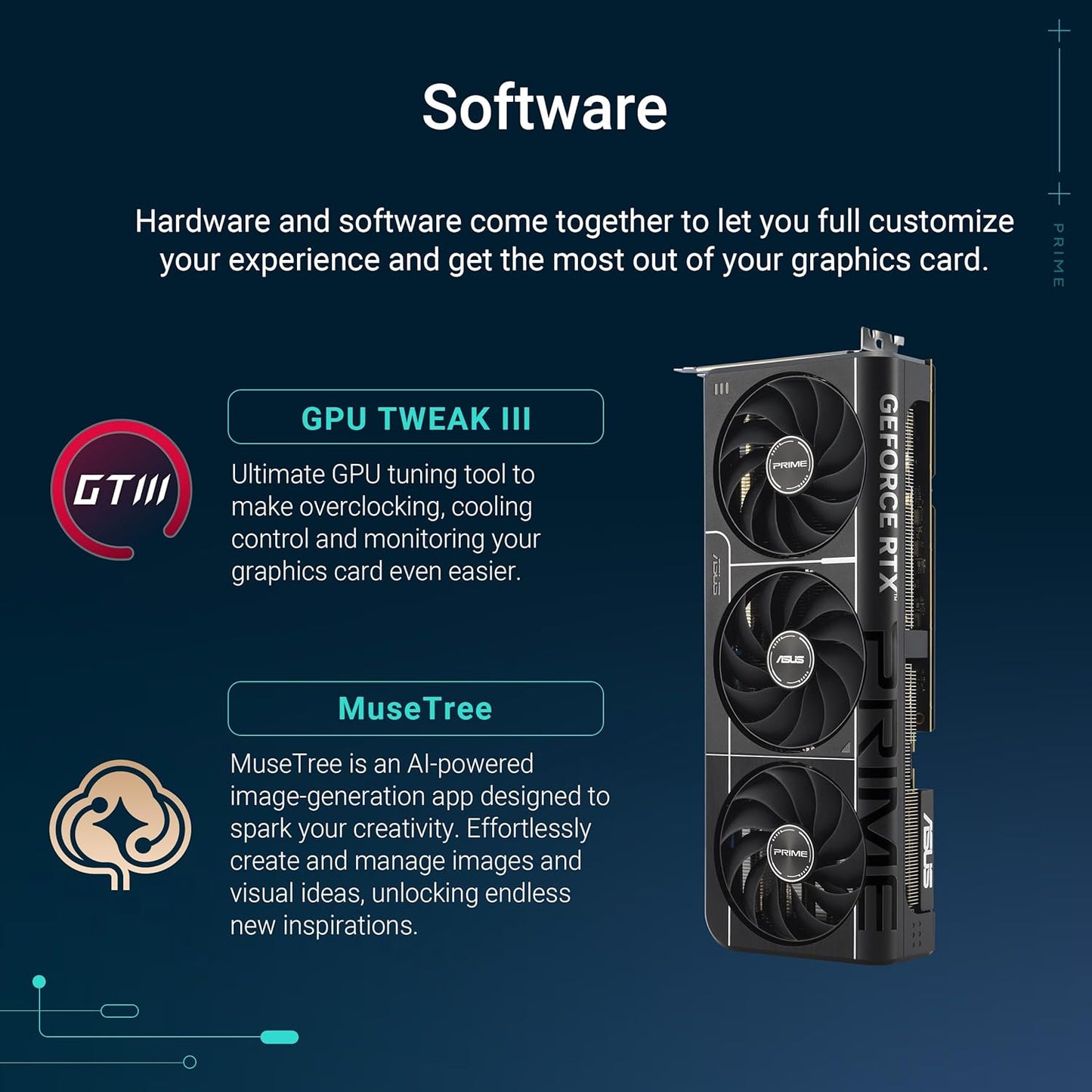 ASUS The SFF-Ready Prime GeForce RTX 5070 Ti OC Edition 16GB GDDR7 Graphics Card (PCIe 5.0, 16GB GDDR7, HDMI/DP 2.1, 2.5-Slot, Axial-tech Fans, Dual BIOS) (Certified Refurbished)