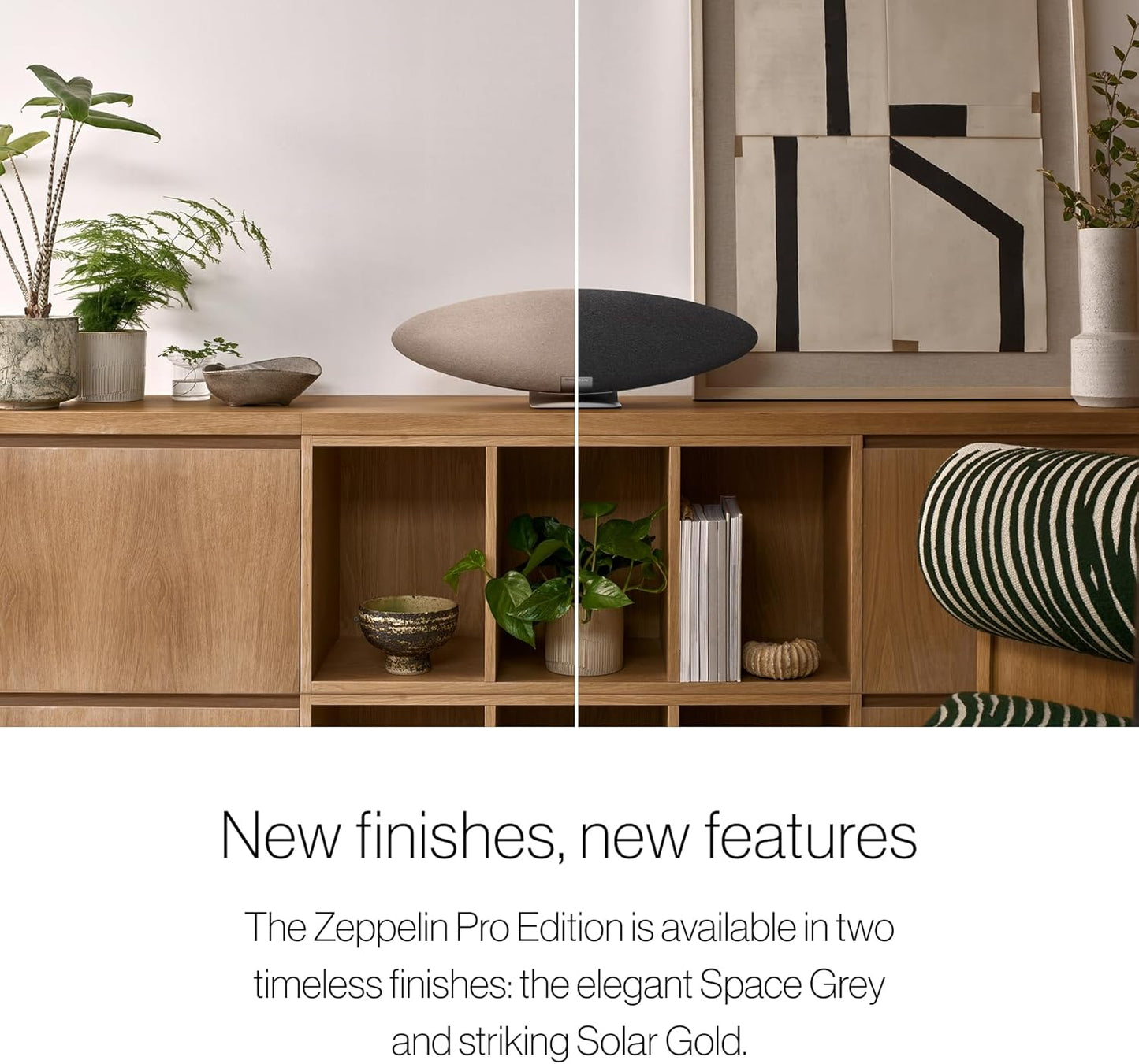 Bowers & Wilkins Zeppelin Pro Edition Wireless Speaker, Iconic Design, 5 Drivers Including Subwoofer, Wireless Streaming via Bluetooth, AirPlay 2 & Spotify Connect, Multiroom Support (Certified Refurbished)