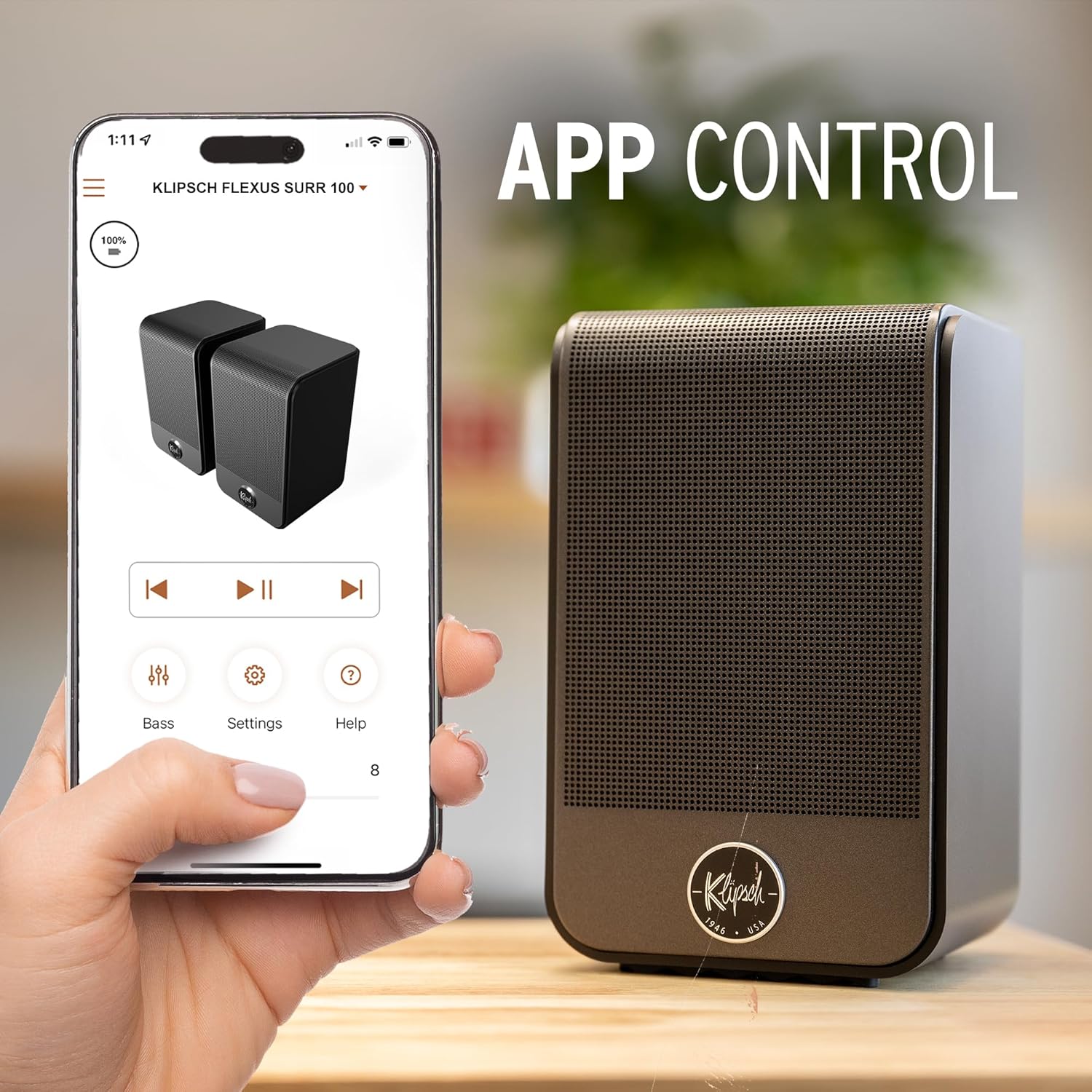 Klipsch Flexus SURR100 Surround Sound Speaker - Pair (Certified Refurbished)