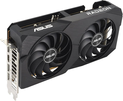 ASUS Dual Radeon RX 6600 V2 8GB GDDR6 Gaming Graphics Card AMD Radeon RX6600, PCIe 4.0, 1x HDMI 2.1, 3X DisplayPort 1.4a (Certified Refurbished)
