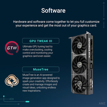 ASUS The SFF-Ready Prime GeForce RTX 5060 Ti 16GB GDDR7 Graphics Card (PCIe® 5.0, 16GB GDDR7, HDMI®/DP 2.1, 2.5-Slot, Axial-tech Fans, Dual BIOS) (Certified Refurbished)