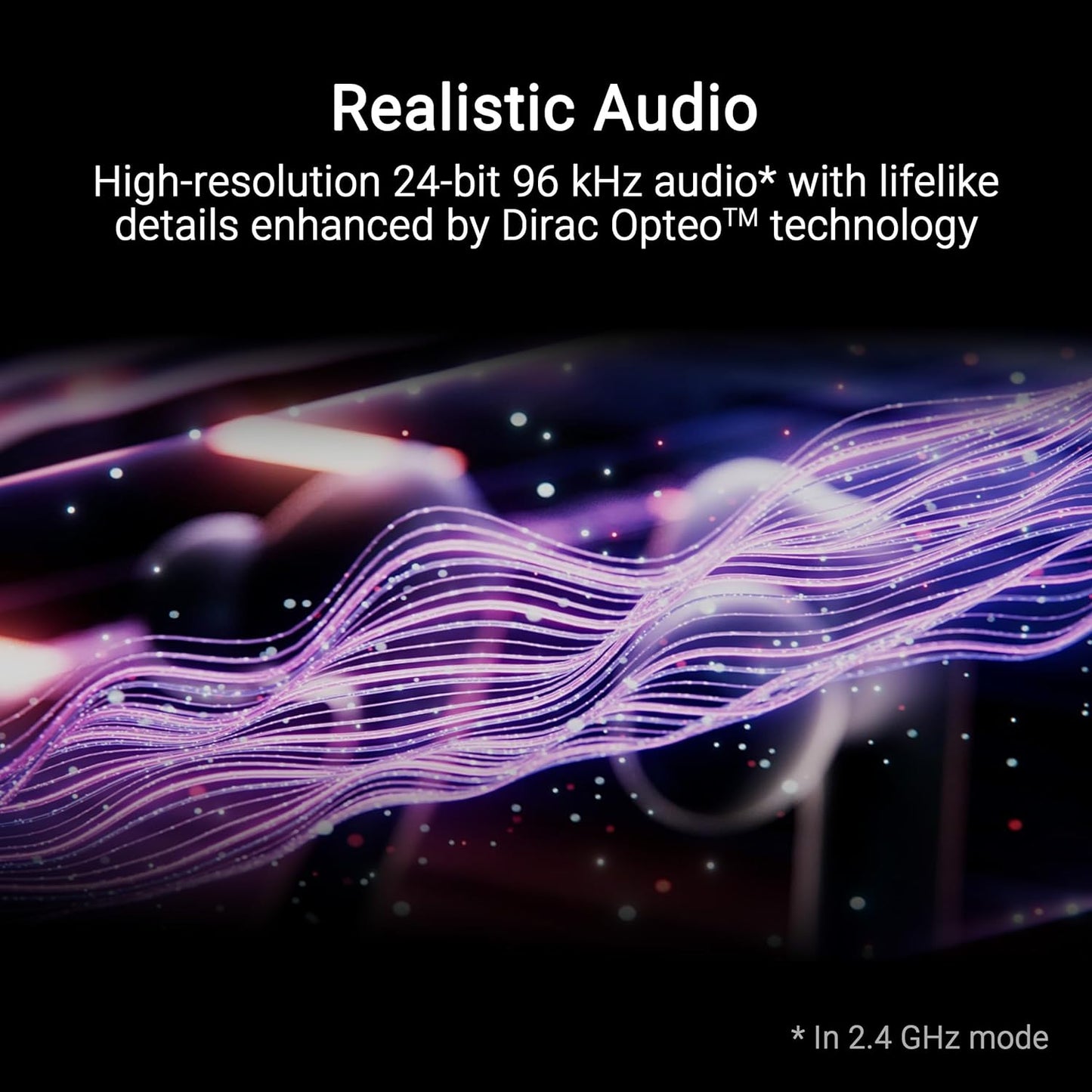 ASUS ROG Cetra True Wireless Gaming Headphones (2.4 GHz & Bluetooth 5.3, ROG SpeedNova, 24-bit 96 kHz Audio, Dirac Opteo, Bone-Conduction AI Microphones, Adaptive ANC, 46-Hour Battery Life) (Certified Refurbished)