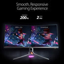 ROG Swift PG35VQ Ultra-Wide HDR Gaming Monitor – 35” 21:9 (3440 x 1440), FALD 512 Zones, Peak Brightness 1000nits, Overclockable 200Hz, 2ms, G-SYNC Ultimate, DisplayHDR1000 (Certified Refurbished)