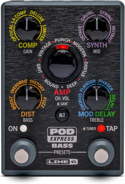 Line 6 POD Express Bass Guitar Pedal (Certified Refurbished)