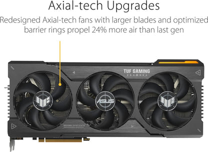 ASUS TUF Gaming Radeon RX 7800 XT OC Edition 16GB GDDR6 Graphics Card (PCIe 4.0, 12GB GDDR6, HDMI 2.1, DisplayPort 2.1) (Certified Refurbished)