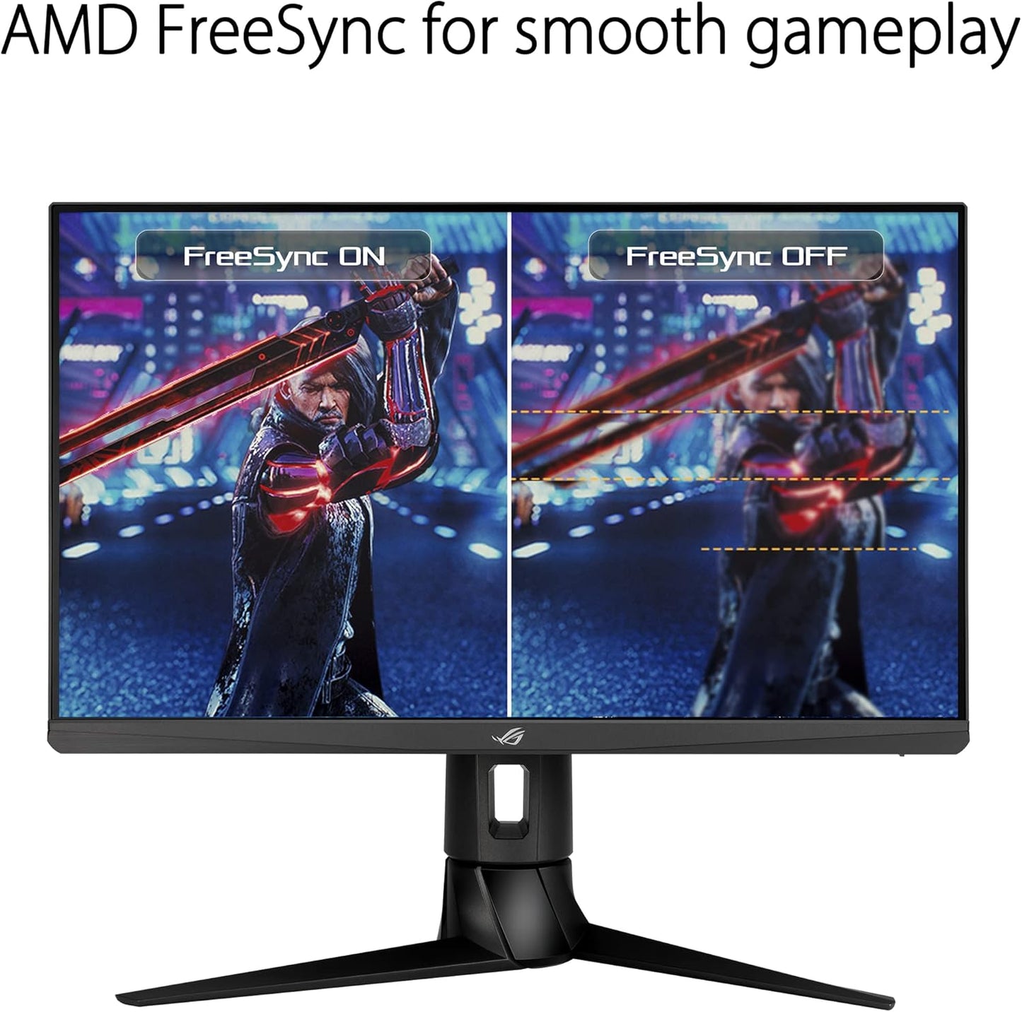 ASUS ROG Strix 23.8” 1080P HDR Gaming Monitor (XG249CM) - Full HD, IPS, 270Hz, 1ms, Extreme Low Motion Blur Sync, FreeSync Premium, 105% sRGB, Eye Care, USB-C, DisplayPort, HDMI, Height Adjustable (Certified Refurbished)