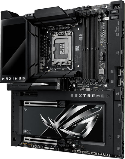 ASUS ROG Maximus Z890 Extreme Intel Z890 (LGA 1851) E-ATX Motherboard for Core Ultra (Series 2) (DDR5, PCIe 5.0, 6x M.2, Thunderbolt 5, WiFi 7, 10Gb + 2.5Gb LAN, AI Overclocking) (Certified Refurbished)