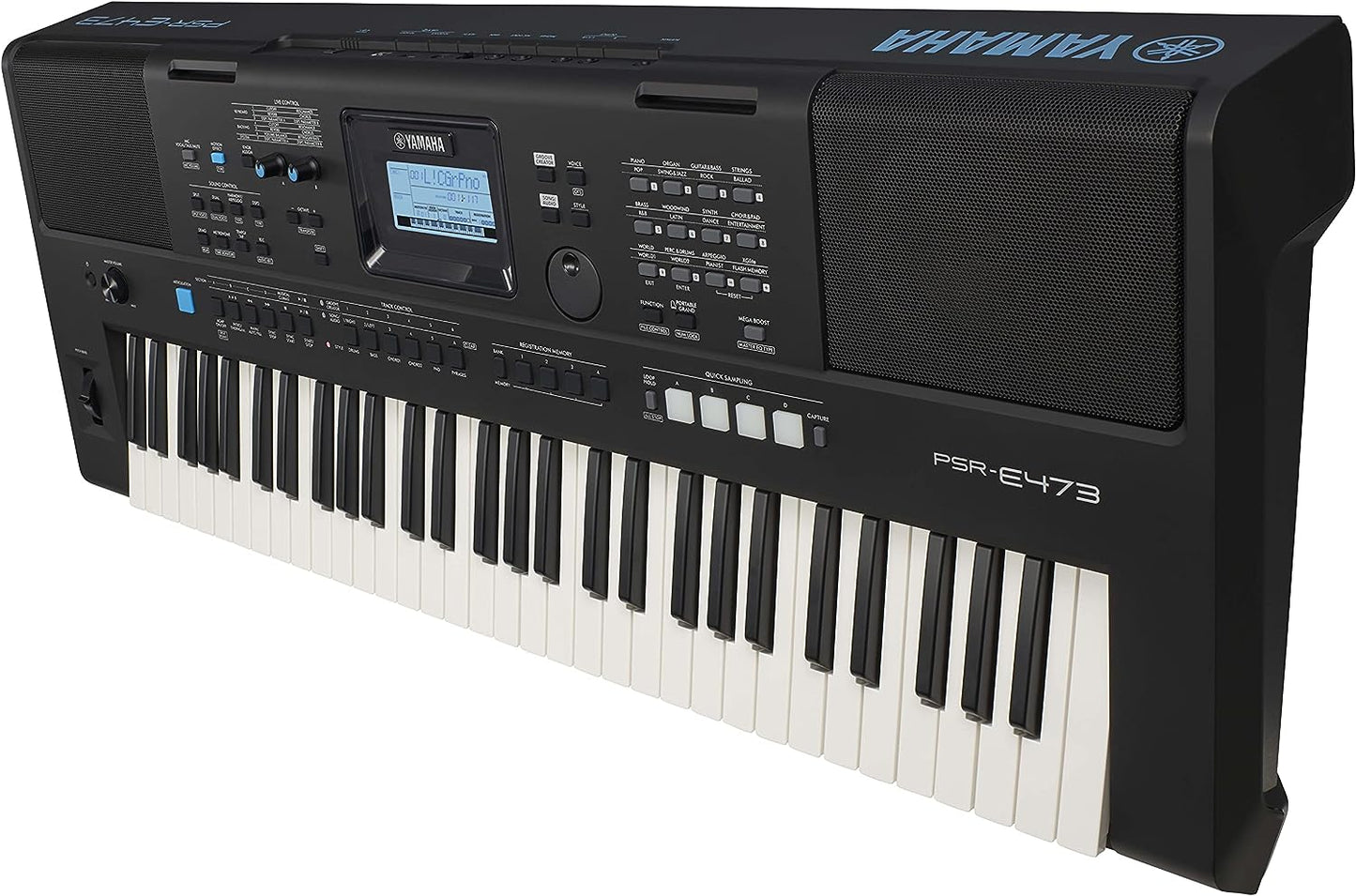 Yamaha PSR-E473 61-Key Portable Keyboard (Certified Refurbished)