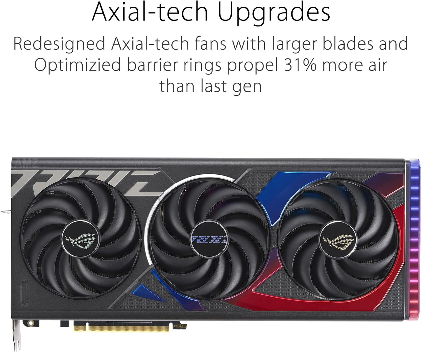 ASUS ROG Strix GeForce RTX 4070 Super OC Edition Gaming Graphics Card (PCIe 4.0, 12GB GDDR6X, DLSS 3, HDMI 2.1a, DisplayPort 1.4a, Massive Vented Backplate, Power Sensing, Aura Sync) (Certified Refurbished)