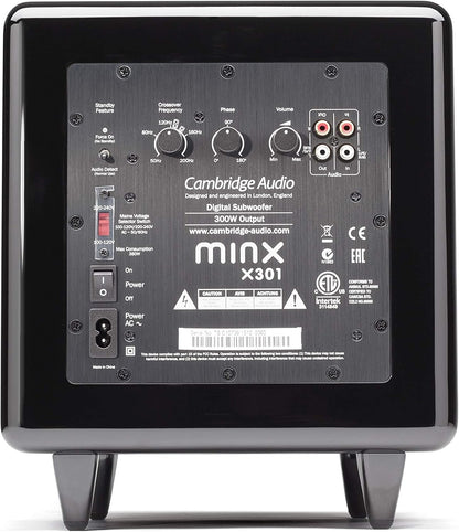 Cambridge Audio Minx X301 Active Subwoofer Speaker (Certified Refurbished)