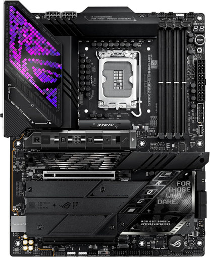 ASUS ROG Strix Z890-E Gaming WiFi Intel Z890 (LGA 1851) ATX Motherboard for Core Ultra (Series 2) (DDR5, PCIe 5.0, 7x M.2, Thunderbolt 4, WiFi 7, 5Gb LAN, AI Overclocking, Aura Sync) (Certified Refurbished)