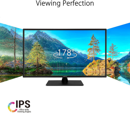 ASUS 31.5” 1080P Monitor (VA329HE) - Full HD, IPS, 75Hz, Adaptive-Sync, Eye Care, Low Blue Light, Flicker Free, HDMI, VGA, Wall Mountable, Tilt Adjustable (Certified Refurbished)