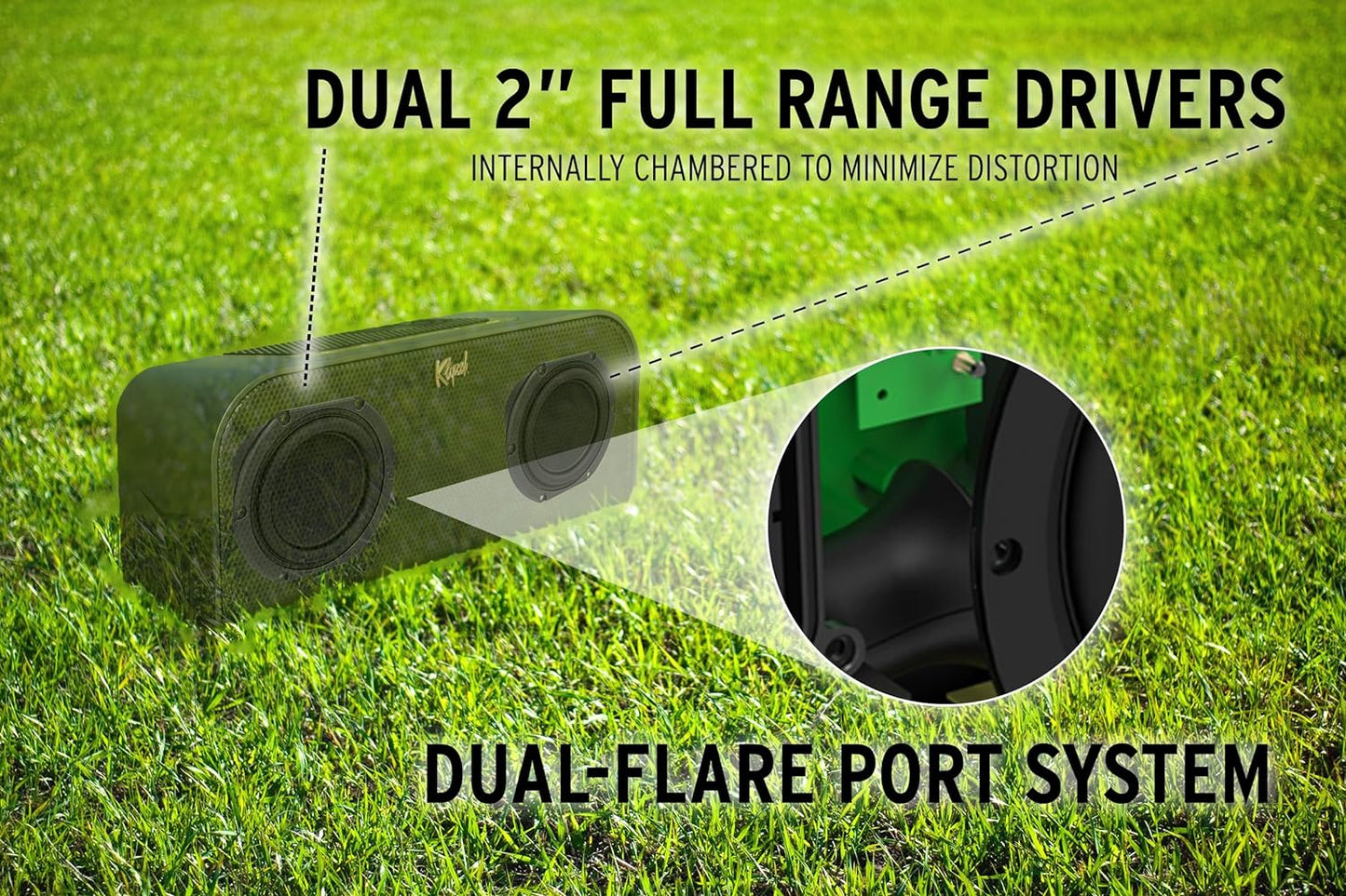 Klipsch Groove XL Portable Bluetooth Speaker (Certified Refurbished)