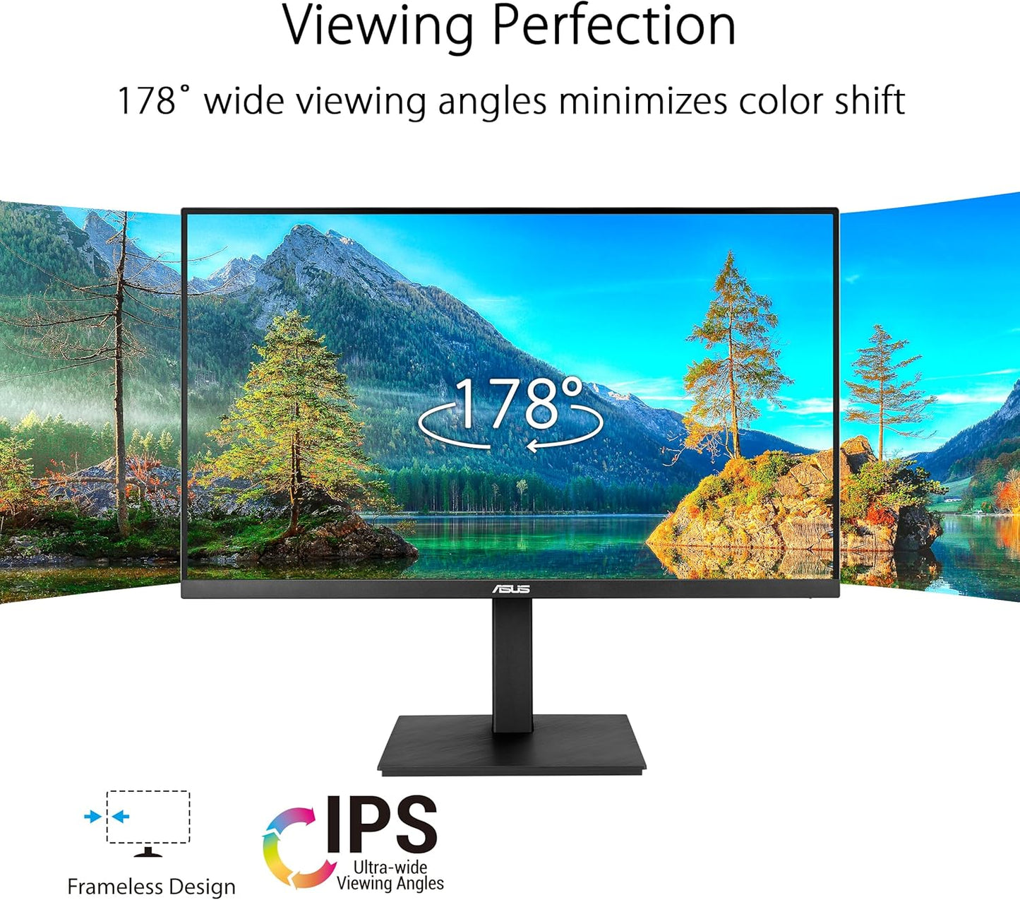 ASUS 27” 4K Business Monitor (VA27UQSB) - UHD (3840 x 2160), IPS, Frameless, HDR10, DisplayPort, Dual HDMI, Speakers, Eye Care, Ergonomic, pivot, swivel, height adjustable, DisplayWidget (Certified Refurbished)