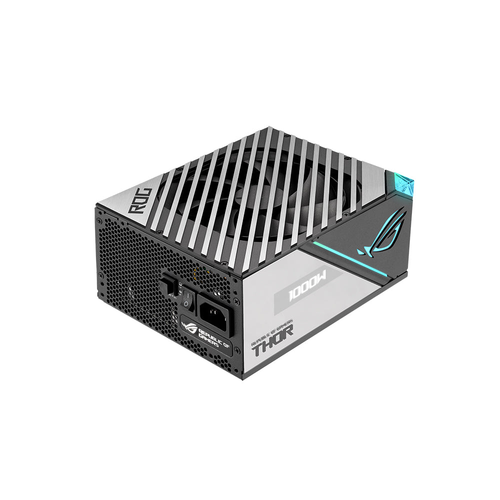 ASUS ROG Thor 1000W Platinum II Fully Modular Gaming Power Supply (80 Plus Platinum, OLED Power Display, Aura Sync ARGB, ROG Heatsinks, 0dB Technology, Lambda A++) (Certified Refurbished)
