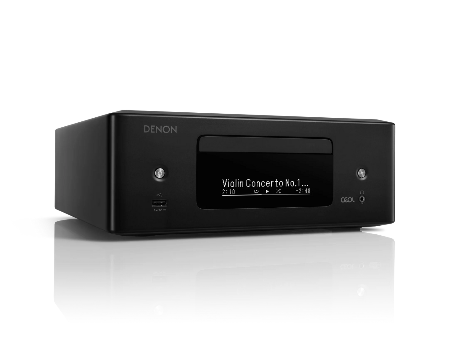 Denon CEOL RCD-N12DAB Mini all-in-one Hi-Fi system with CD player, radio, Powered by HEOS (Certified Refurbished)
