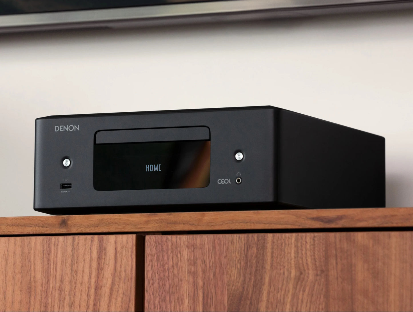 Denon CEOL RCD-N12DAB Mini all-in-one Hi-Fi system with CD player, radio, Powered by HEOS (Certified Refurbished)