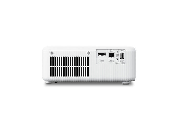 Epson EpiqVision Flex CO‑W01 WXGA Portable 3LCD Projector — White (Factory Refurbished)