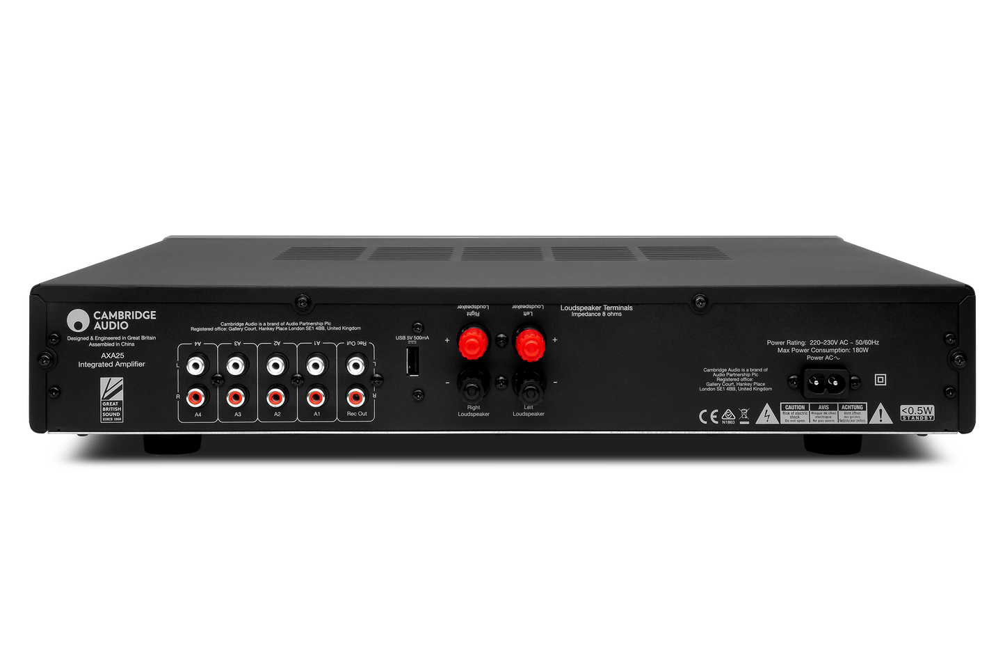 Cambridge Audio AXA25 25 Watt Integrated Stereo Amplifier (Certified Refurbished)