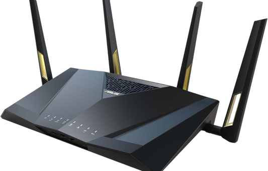 ASUS RT-AX88U Quad-Core Wireless Dual Band WiFi Adaptive QoS AX6000 Router (Certified Refurbished)