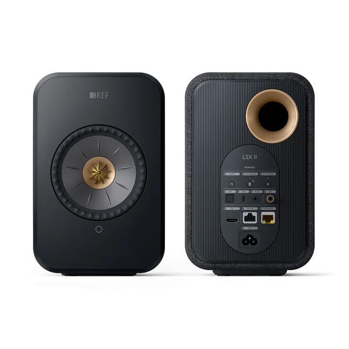 KEF LSX II Wireless HiFi Speaker System with Uni-Q Technology - Pair (Certified Refurbished)