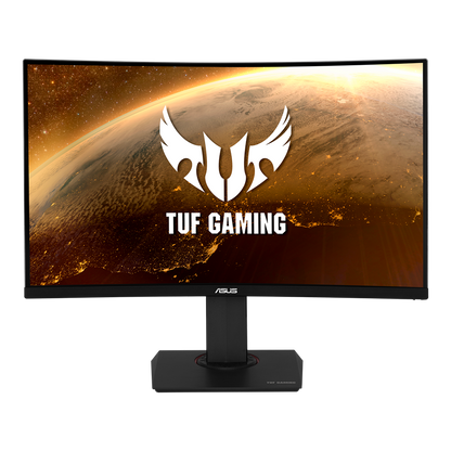 ASUS TUF Gaming VG32VQ Curved HDR Gaming Monitor – 32 inch QHD (2560x1440), 144Hz, Extreme Low Motion Blur Sync, Adaptive-sync, Freesync Premium,1ms (MPRT),HDR10 (Certified Refurbished)