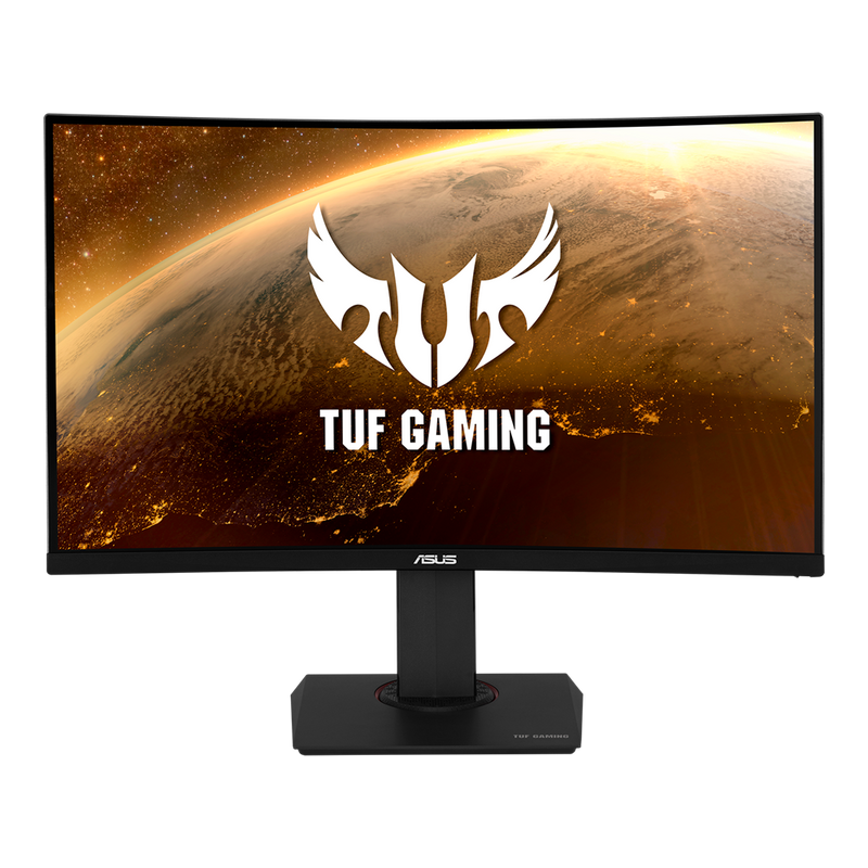 ASUS TUF Gaming VG32VQ Curved HDR Gaming Monitor – 32 inch QHD (2560x1440), 144Hz, Extreme Low Motion Blur Sync™, Adaptive-sync, Freesync™ Premium,1ms (MPRT),HDR10