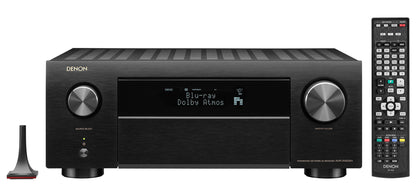 Denon AVR-X4500H 9.2-Channel home theatre receiver with Wi-Fi, Apple AirPlay 2, and Amazon Alexa compatibility (Certified Refurbished)