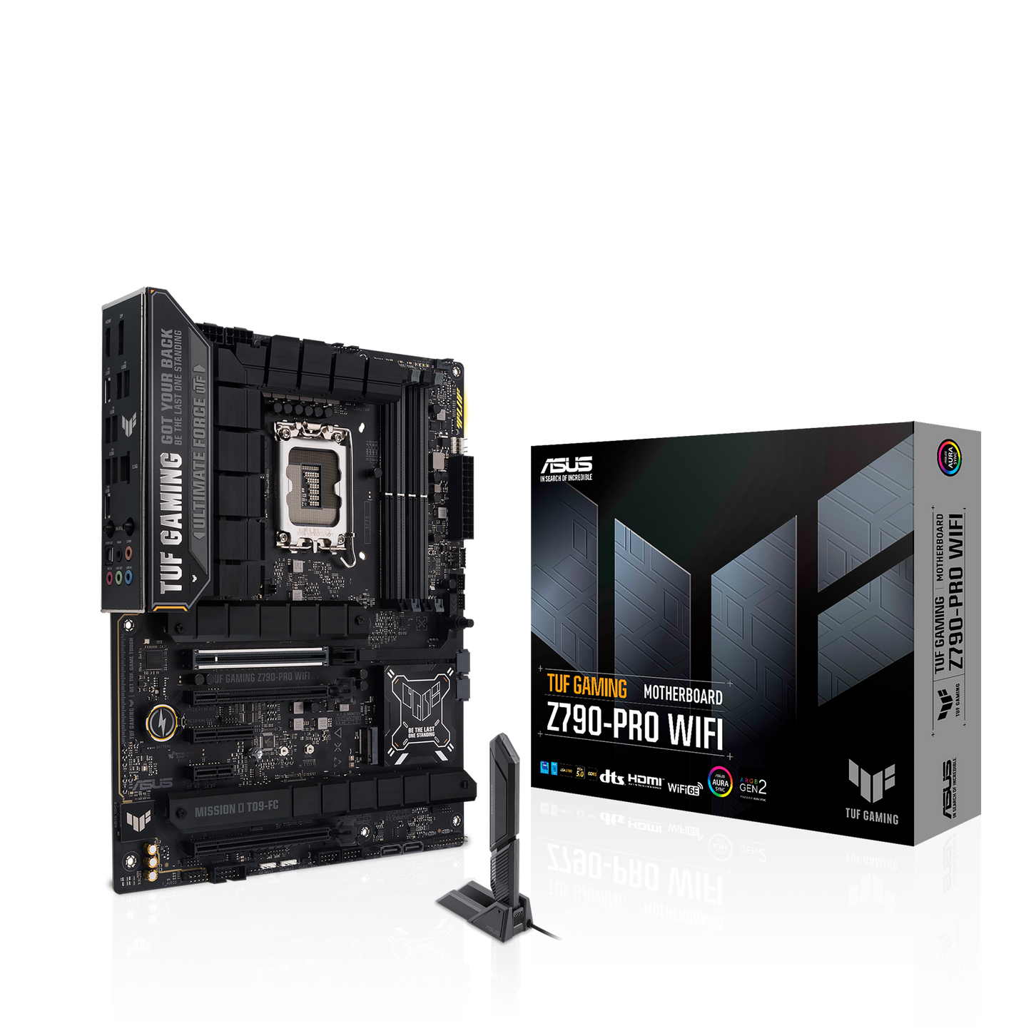 ASUS TUF Gaming Z790-PRO WiFi 6E LGA 1700(Intel®13th&12th Gen) ATX Motherboard(DDR5,PCIe Gen 5 x 16 SafeSlot with Q-Release,Front Panel USB 20Gbps Type-C with PD) (Certified Refurbished)