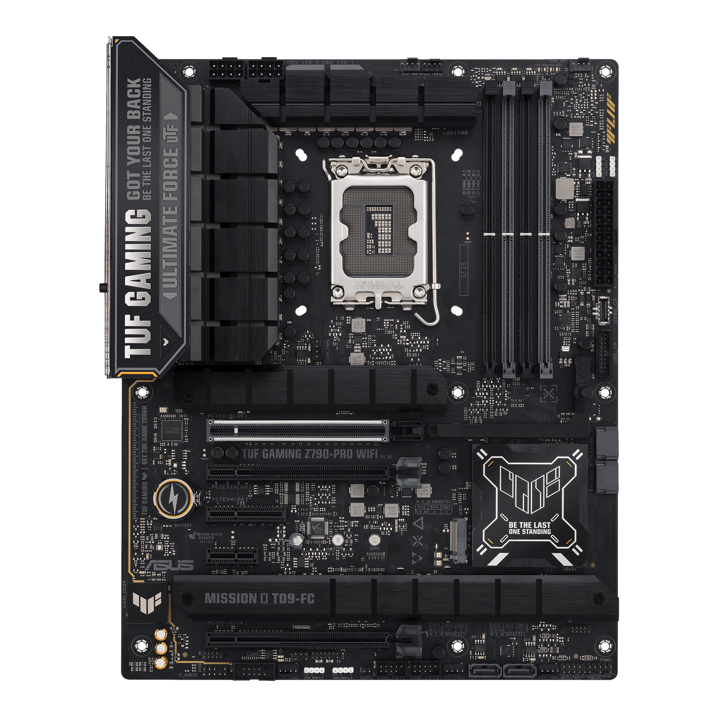 ASUS TUF Gaming Z790-PRO WiFi 6E LGA 1700(Intel®13th&12th Gen) ATX Motherboard(DDR5,PCIe Gen 5 x 16 SafeSlot with Q-Release,Front Panel USB 20Gbps Type-C with PD) (Certified Refurbished)