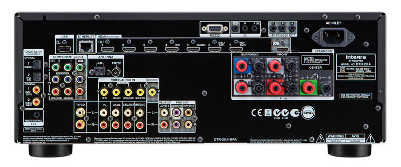 Integra DRX 20.4 5.2 Ch A/V Receiver (Certified Refurbished)
