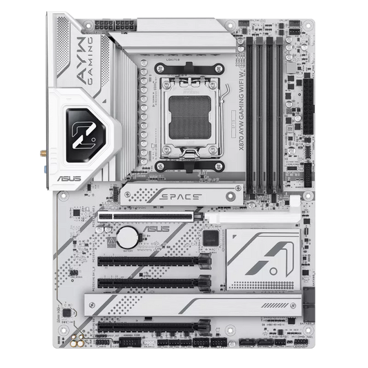 ASUS X870 AYW Gaming WIFI W ATX AM5 Motherboard for AMD Ryzen 9000/8000/7000 Series CPUs (Certified Refurbished)