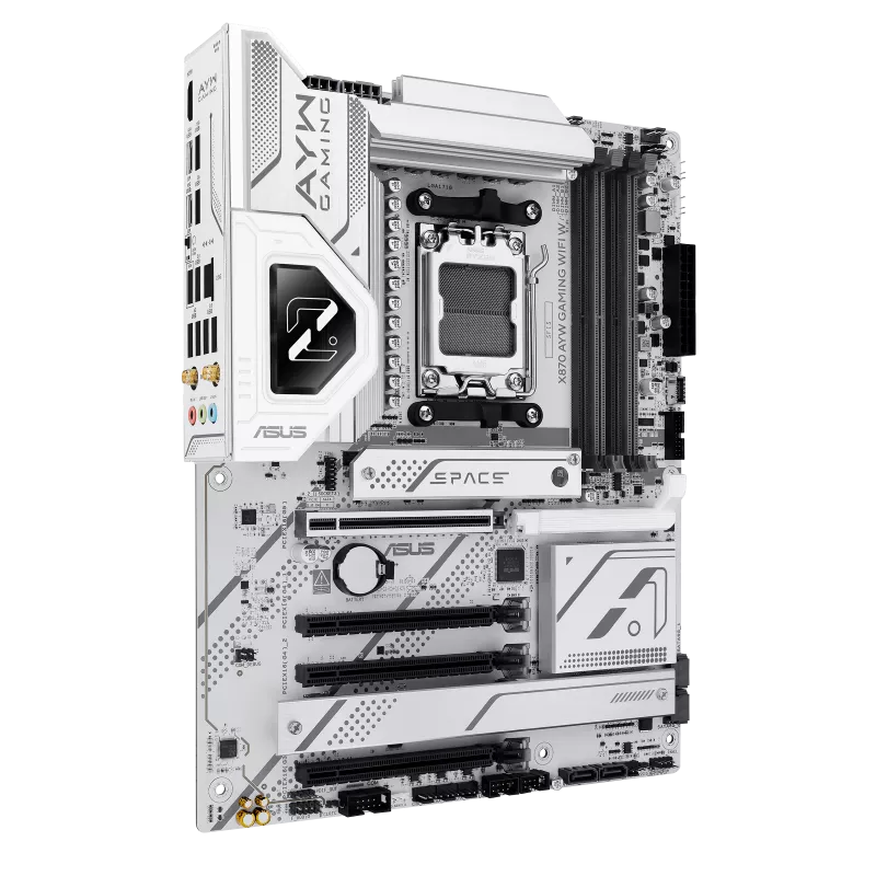 ASUS X870 AYW Gaming WIFI W ATX AM5 Motherboard for AMD Ryzen 9000/8000/7000 Series CPUs (Certified Refurbished)