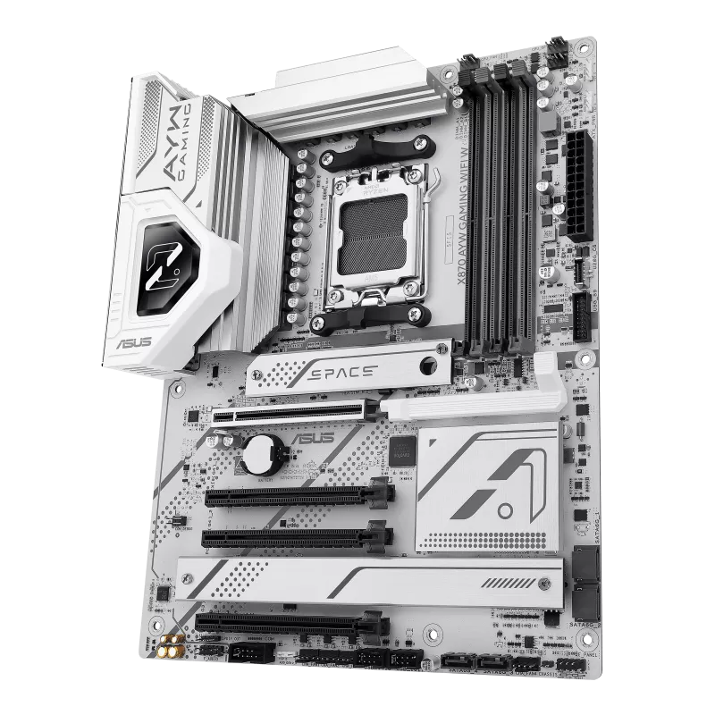 ASUS X870 AYW Gaming WIFI W ATX AM5 Motherboard for AMD Ryzen 9000/8000/7000 Series CPUs (Certified Refurbished)