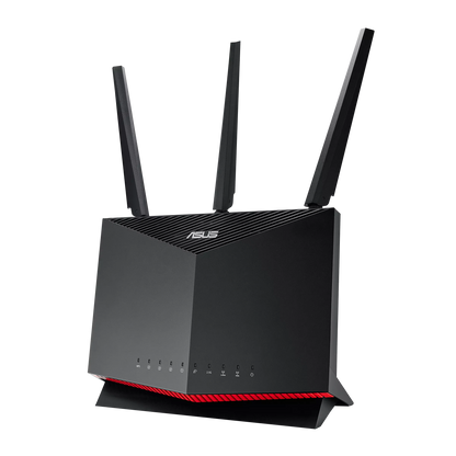 ASUS RT-AX86U (AX5700) Dual Band WiFi 6 Extendable Gaming Router, 2.5G Port, Gaming Port, Mobile Game Mode, Port Forwarding, Subscription-Free Network Security, Instant Guard, VPN, AiMesh Compatible (Certified Refurbished)