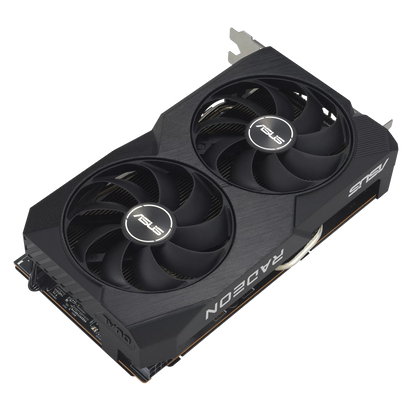 ASUS Dual Radeon RX 7600 V2 OC Edition 8GB GDDR6 Graphics Card (PCIe 4.0, 8GB GDDR6, HDMI 2.1, DisplayPort 1.4a, 2.5-Slot Design, Axial-tech Fans, GPU Tweak III) (Certified Refurbished)
