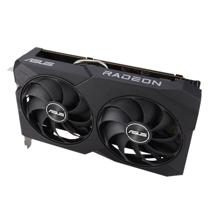 ASUS Dual Radeon RX 7600 V2 OC Edition 8GB GDDR6 Graphics Card (PCIe 4.0, 8GB GDDR6, HDMI 2.1, DisplayPort 1.4a, 2.5-Slot Design, Axial-tech Fans, GPU Tweak III) (Certified Refurbished)