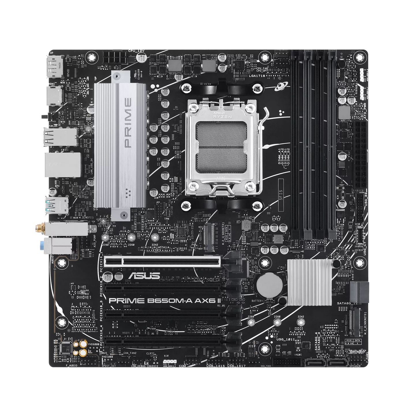 ASUS Prime B650M-A AX6 II Motherboard (Certified Refurbished)
