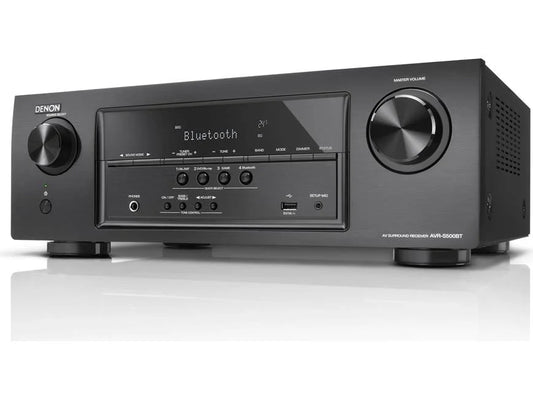 Denon AVR-S500BT 5.2 Channel AV Receiver With 4K Capability and Bluetooth (Certified Refurbished)